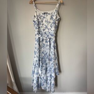 Club Monaco toile pleated dress